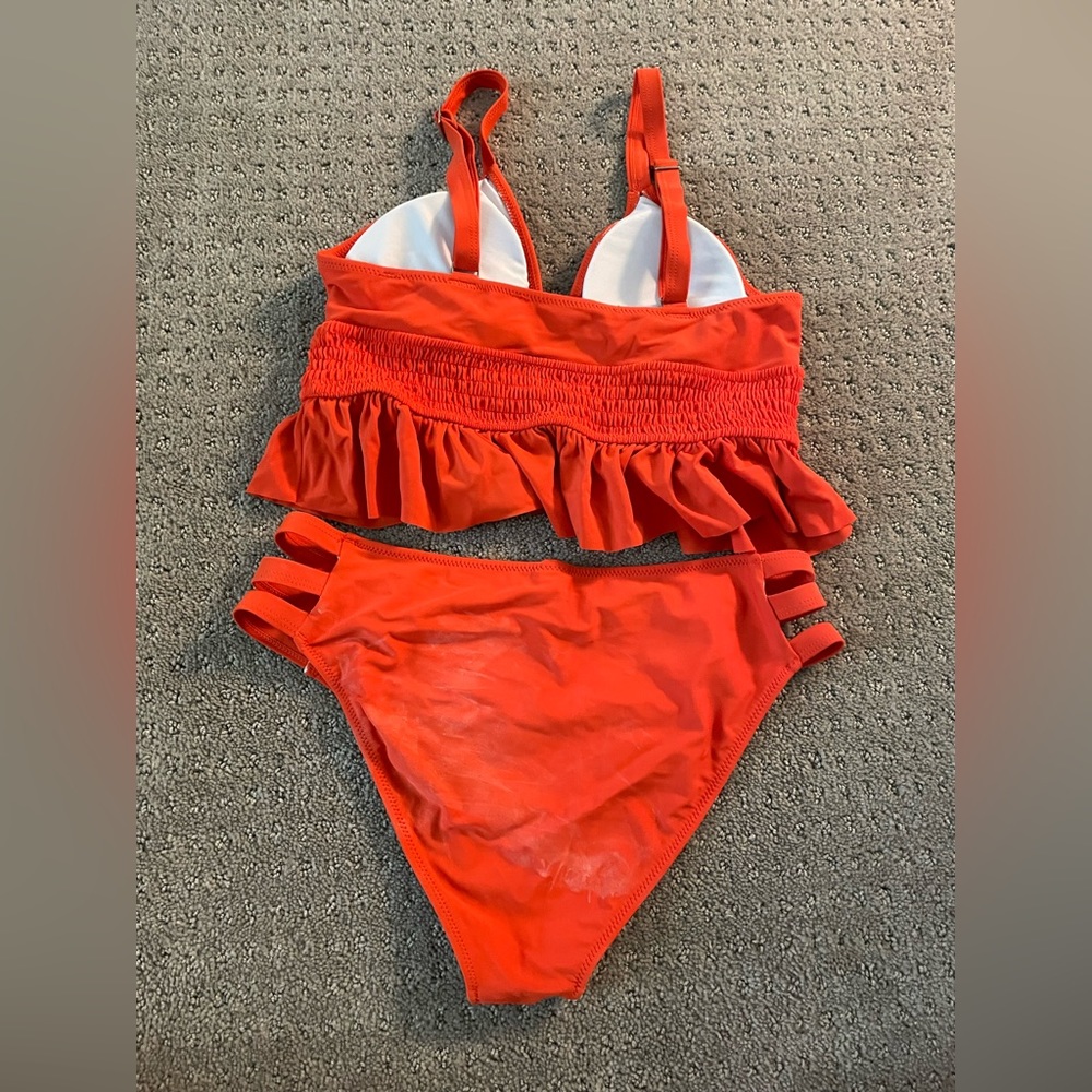 orange two piece